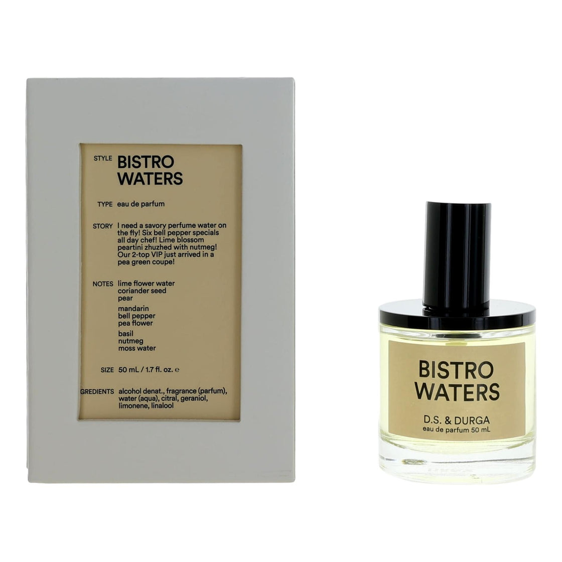 Bistro Waters By D.S. & Durga, 1.7 Oz Eau De Parfum Spray For Unisex