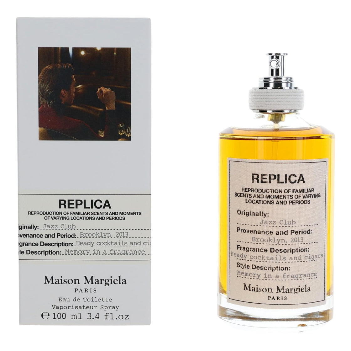 Replica Jazz Club By Maison Margiela, 3.4 Oz Eau De Toilette Spray For Unisex