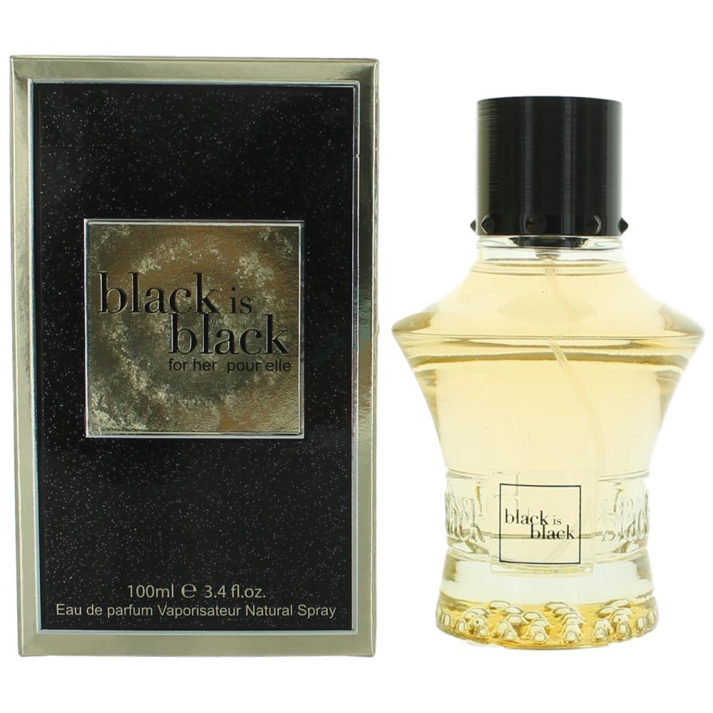 Black Is Black For Her By Nuparfums, 3.4 Oz Eau De Parfum Spray For Women