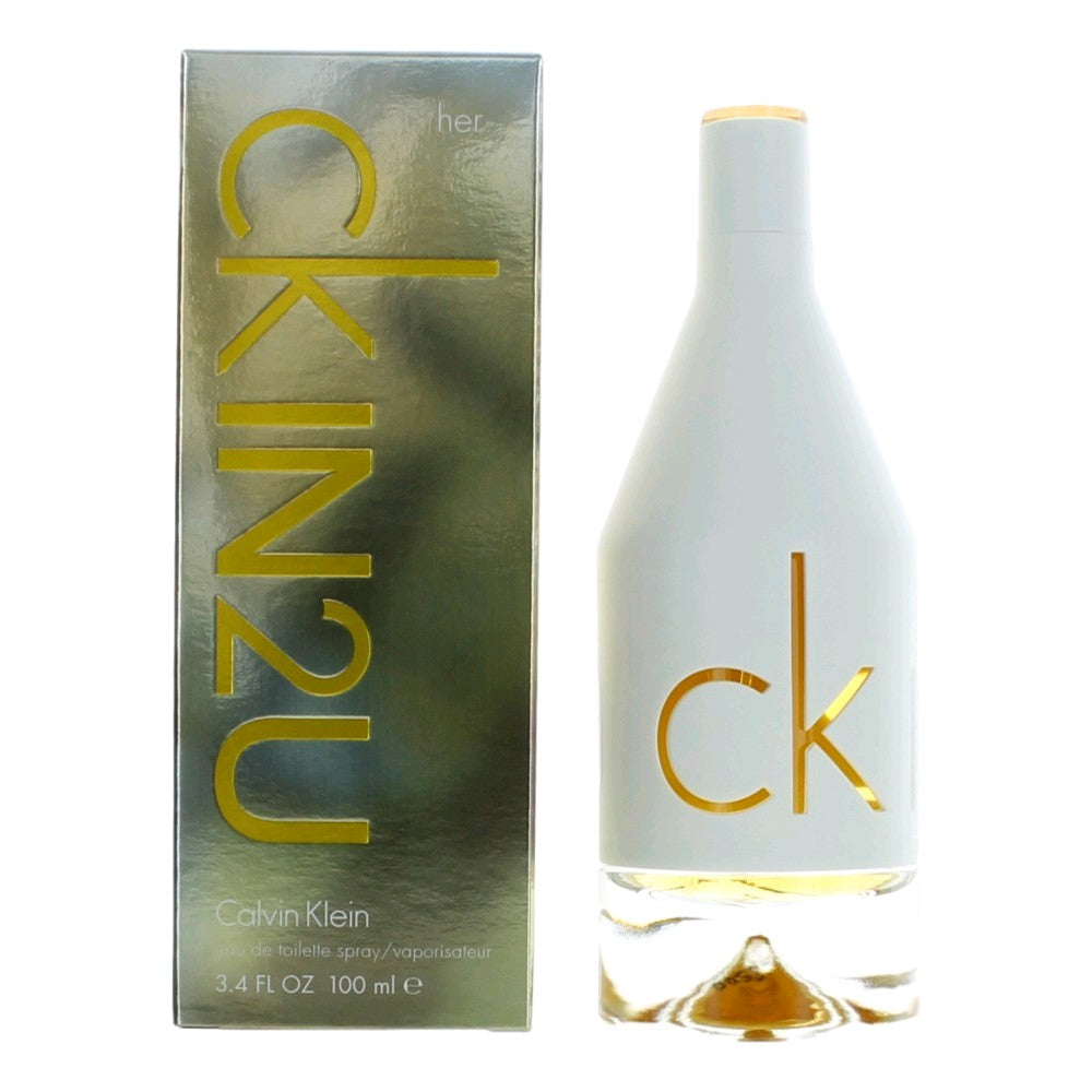 Ck In2U By Calvin Klein, 3.4 Oz Eau De Toilette Spray For Women