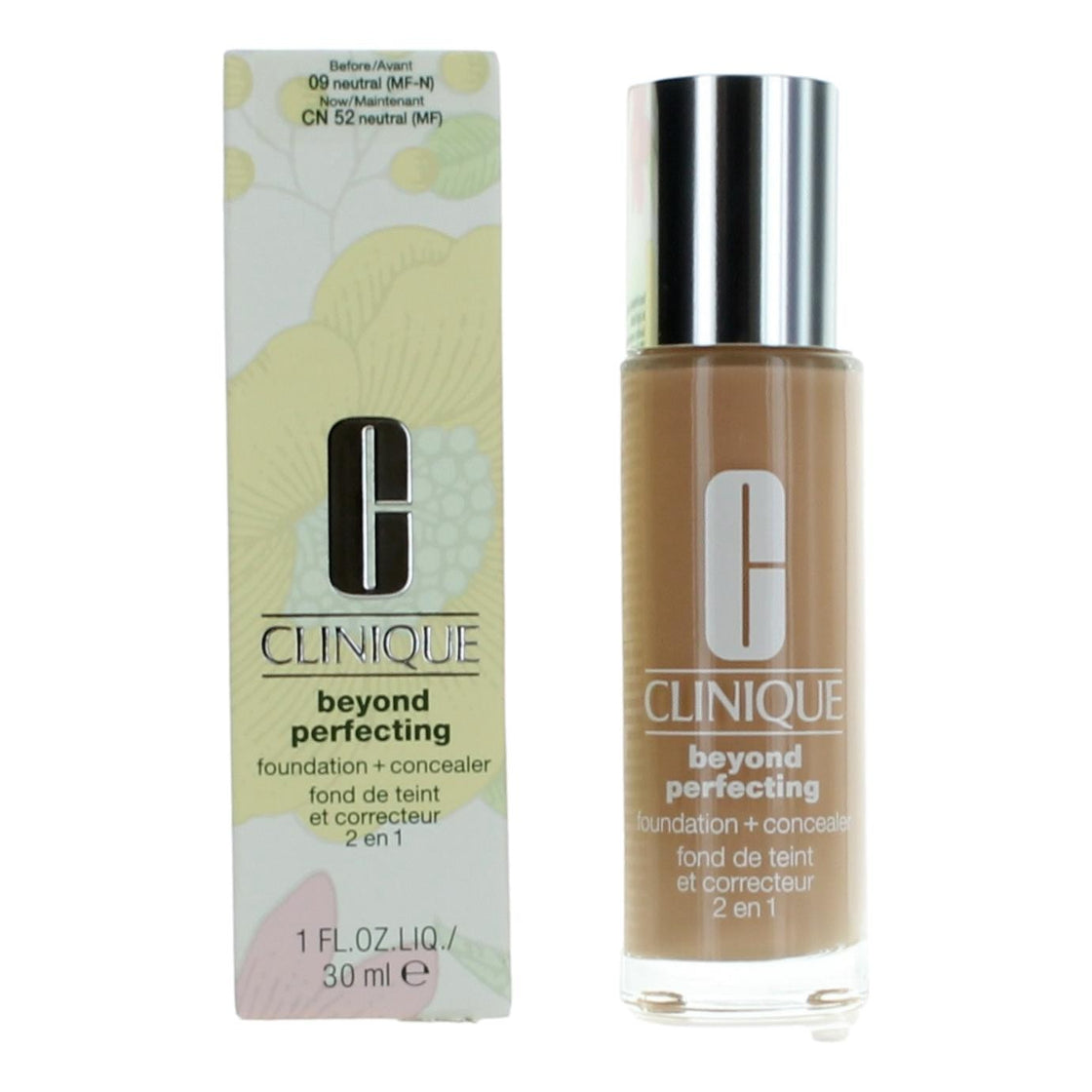 Clinique Beyond Perfecting by Clinique, 1 oz Foundation + Concealer - CN 52 Neutral