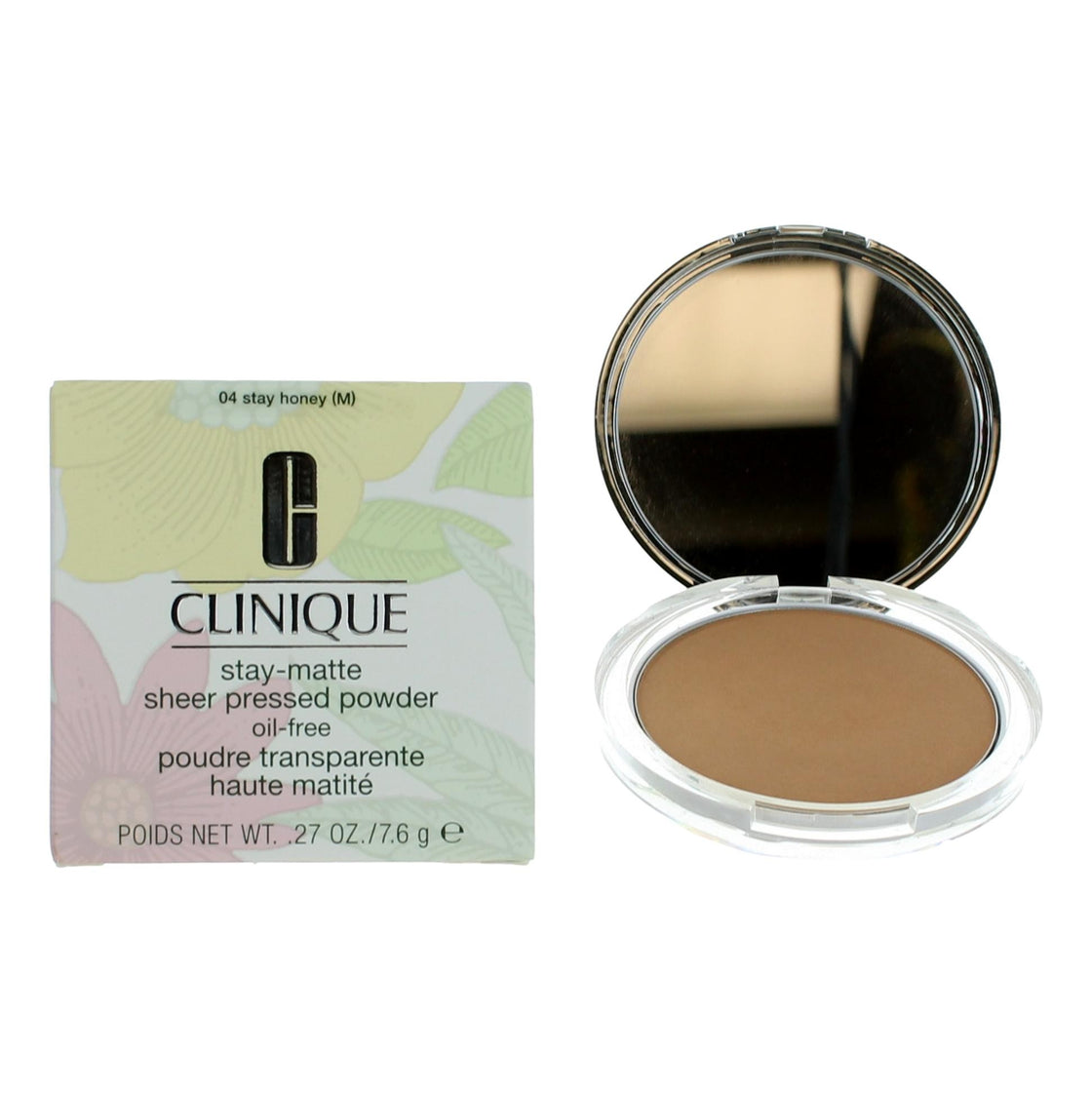 Clinique Stay-Matte by Clinique, .27 oz Sheer Pressed Powder - 04 Stay Honey