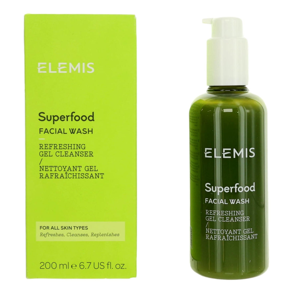 Elemis Superfood Facial Wash By Elemis, 6.7 Oz Refreshing Gel Cleanser