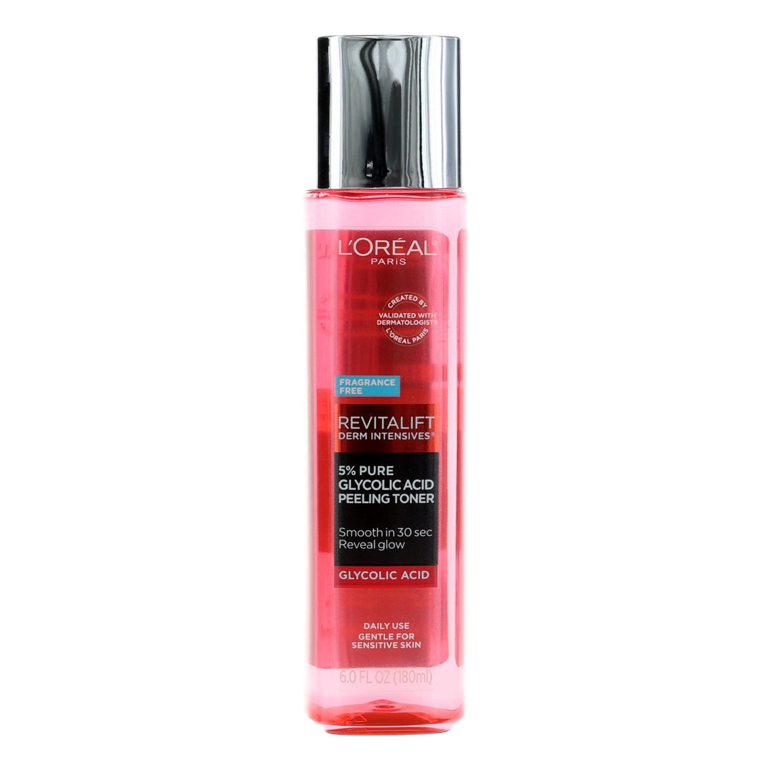 L'Oreal Revitalift Derm Intensives By L'Oreal, 6 Oz 5% Pure Glycolic Acid Peeling Toner