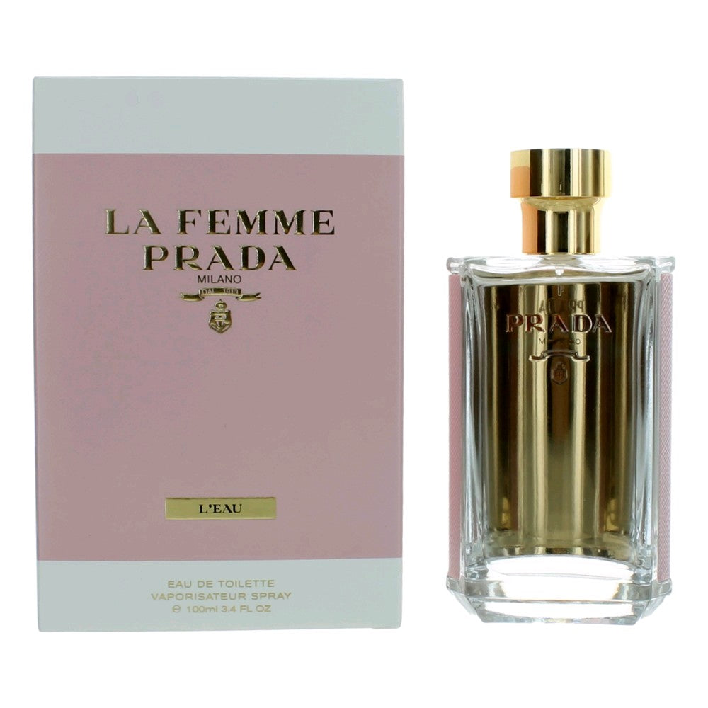 La Femme Prada L'Eau By Prada, 3.4 Oz Eau De Toilette Spray For Women