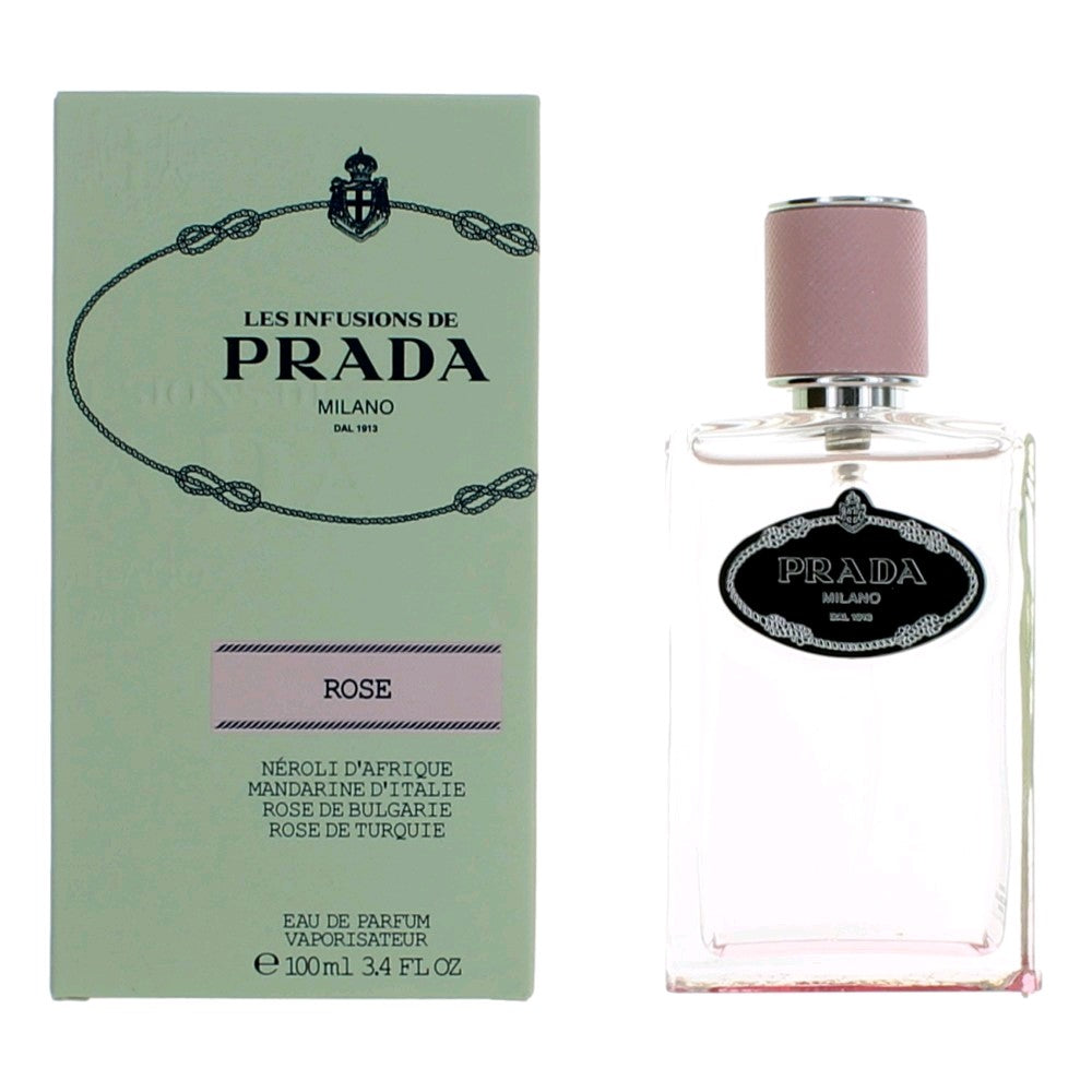 Prada Milano Infusion De Rose By Prada, 3.4 Oz Eau De Parfum Spray For Women