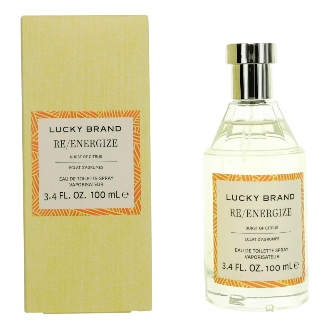 Lucky Brand Re/Energize By Lucky Brand, 3.4 Oz Eau De Toilette Spray For Women