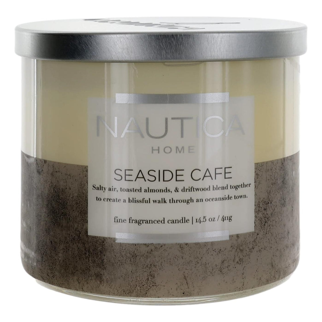 Nautica 14.5 Oz Soy Wax Blend 3 Wick Candle - Seaside Cafe