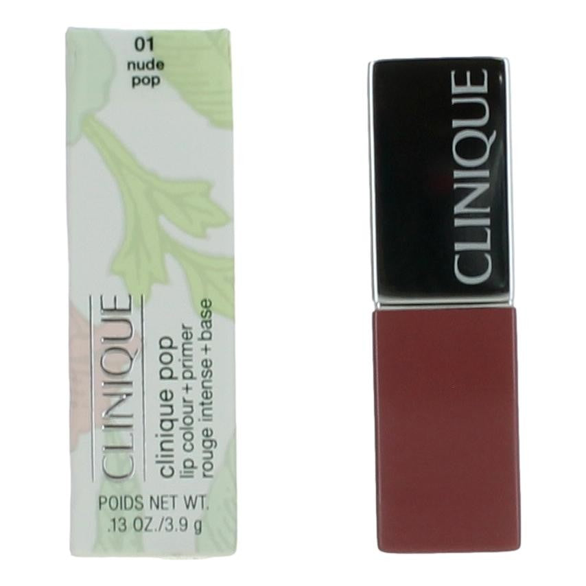 Clinique Pop by Clinique, .13 oz Lip Colour + Primer - 01 Nude Pop