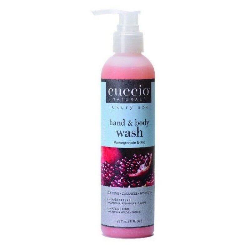 Hand And Body Wash - Pomegranate And Fig By Cuccio Naturale For Women - 8 Oz Body Wash