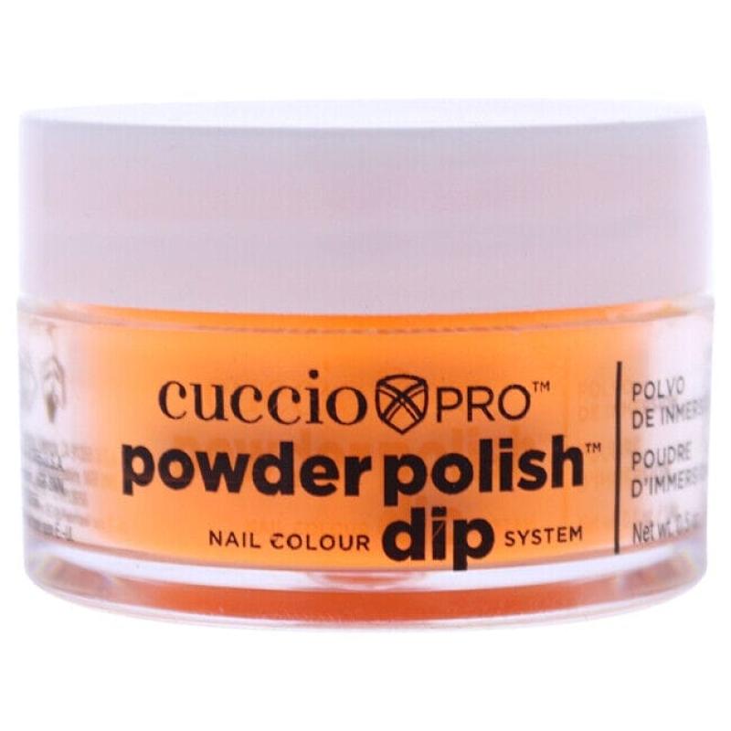 Pro Powder Polish Nail Colour Dip System - Neon Orange by Cuccio Colour for Women - 0.5 oz Nail Powder