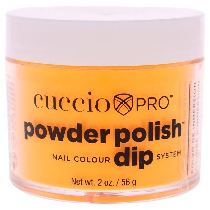 Pro Powder Polish Nail Colour Dip System - Neon Orange by Cuccio Colour for Women - 1.6 oz Nail Powder