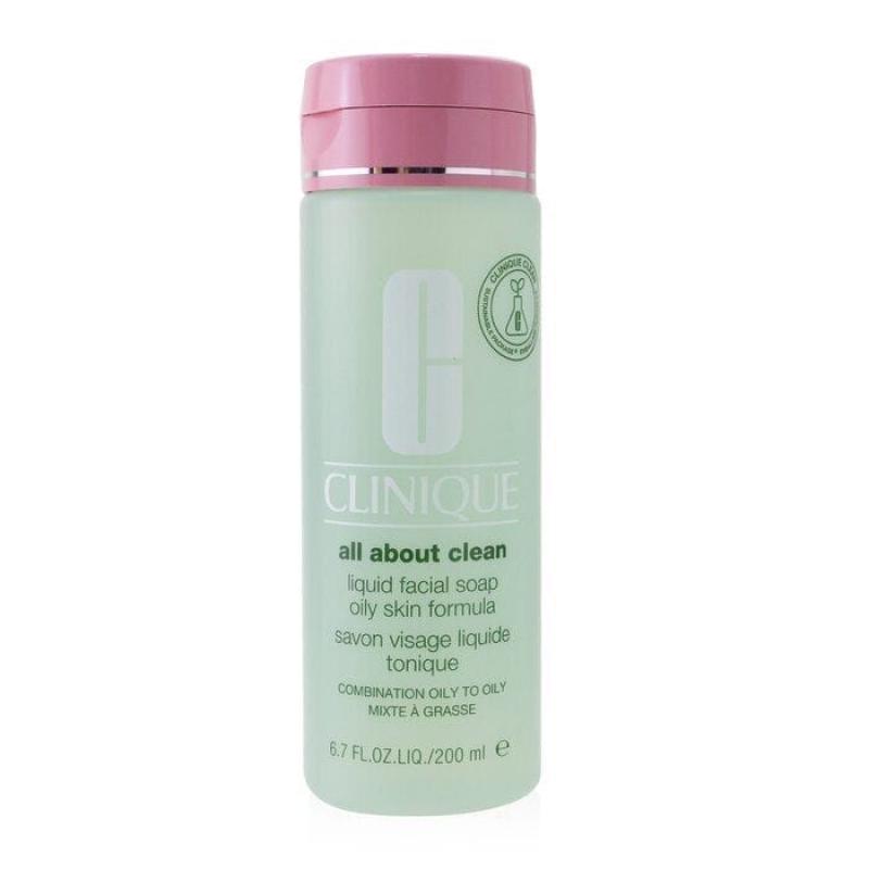 Clinique All about Clean Liquid Facial Soap Oily Skin, 6.7 Ounce