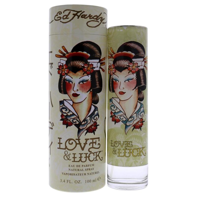 Ed Hardy Love &Amp; Luck 3.4 Eau De Parfum Spray For Women