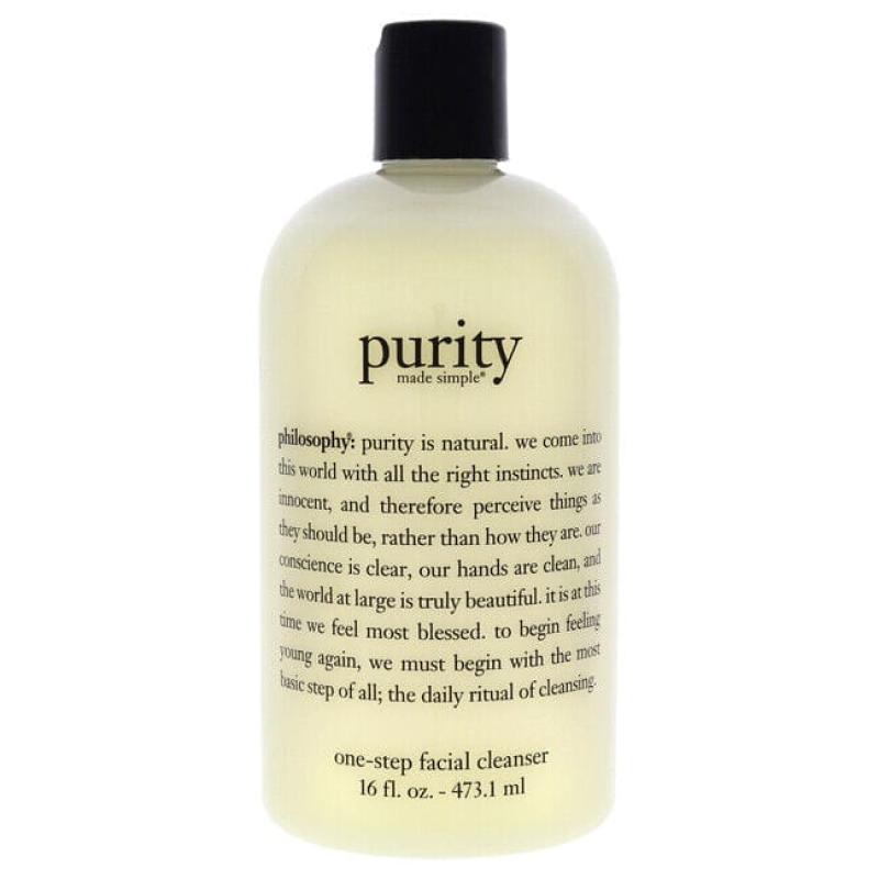 philosophy purity made simple - one step facial cleanser, 16 oz