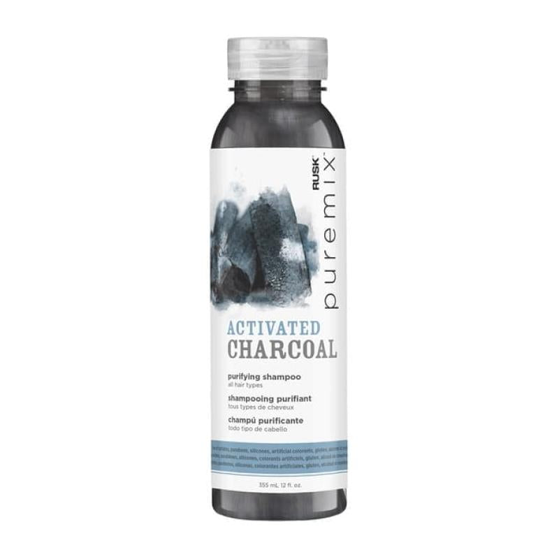 Puremix Activated Charcoal Purifying Shampoo by Rusk for Unisex - 12 oz Shampoo