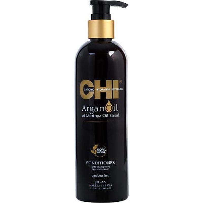 Argan Oil Plus Moringa Oil Blend Conditioner by CHI for Unisex - 11.5 oz Conditioner