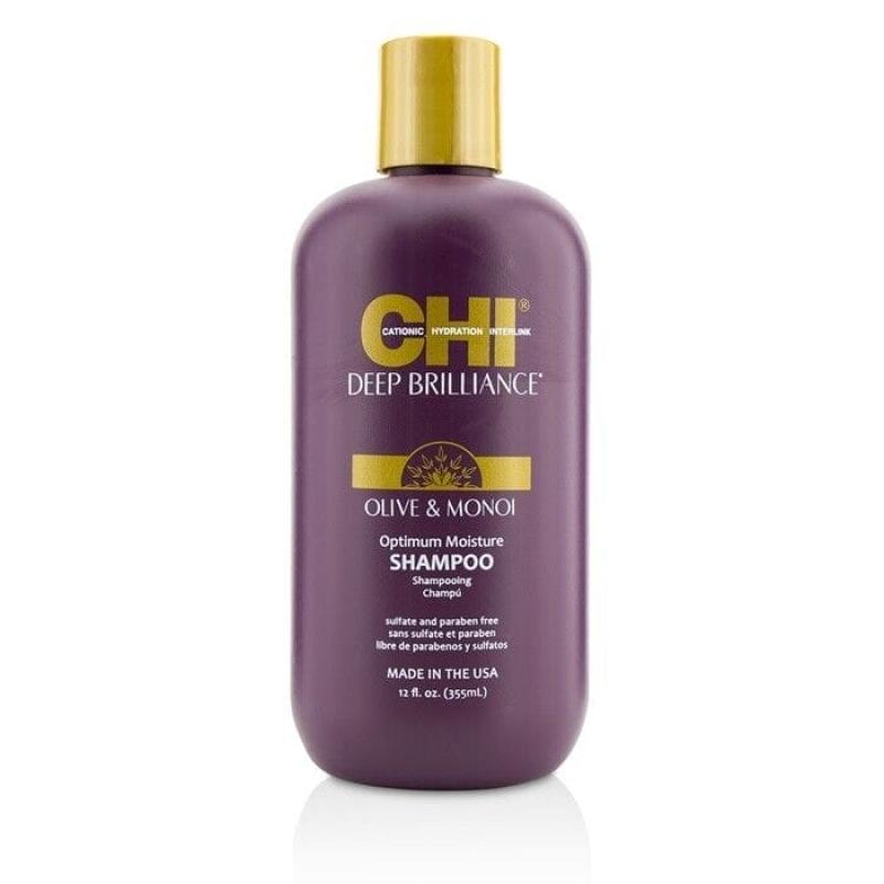 Deep Brilliance Optimum Moisture Shampoo by CHI for Unisex - 12 oz Shampoo