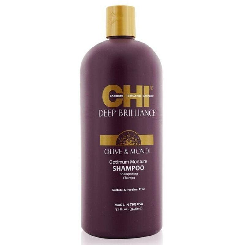 Deep Brilliance Optimum Moisture Shampoo by CHI for Unisex - 32 oz Shampoo