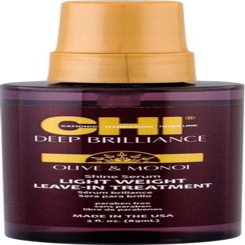 Deep Brilliance Shine Serum Lightweight Leave-In Treatment by CHI for Unisex - 3 oz Treatment