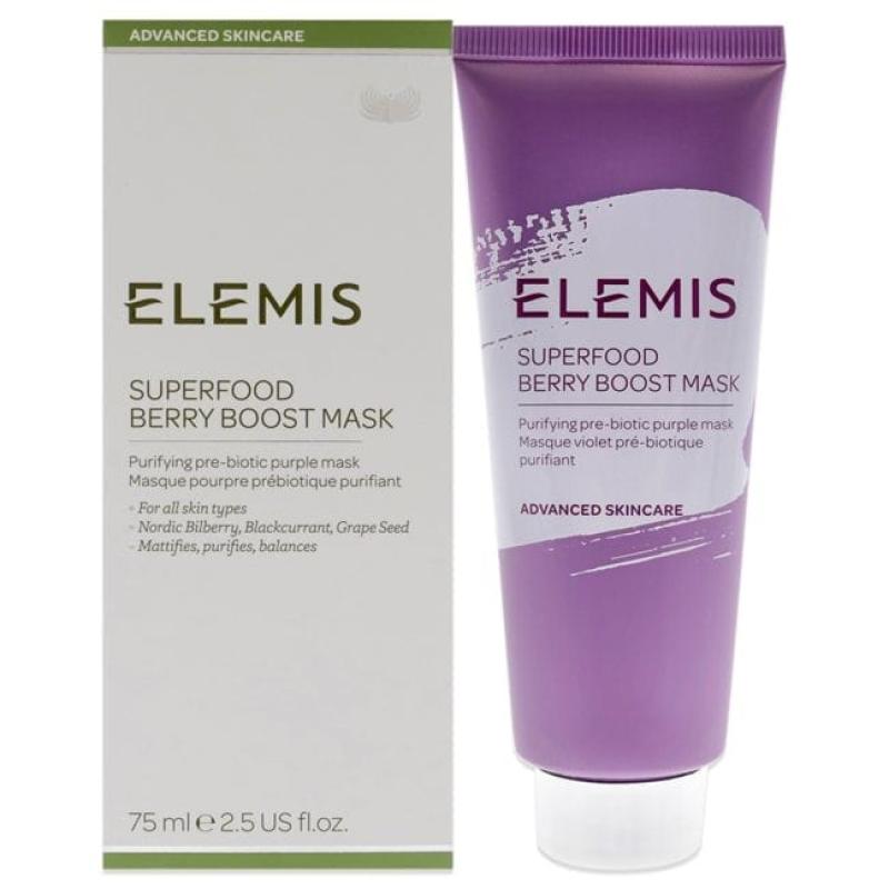 Superfood Berry Boost Mask by Elemis for Unisex - 2.5 oz Mask