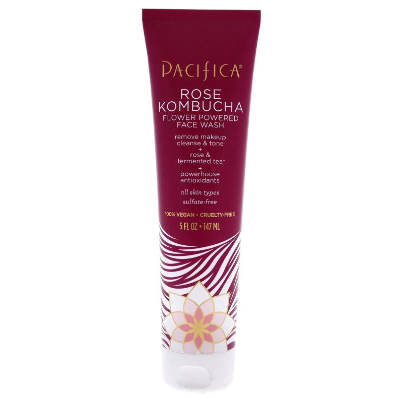 Rose Kombucha Flower Powered Face Wash by Pacifica for Unisex - 5 oz Cleanser