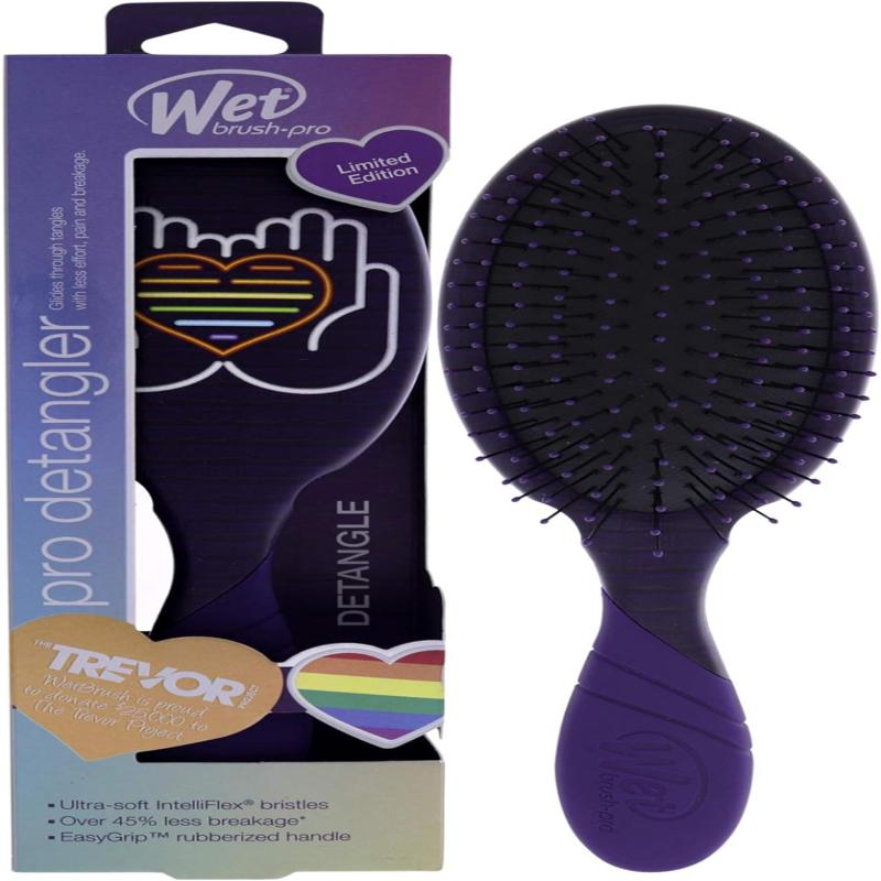 Pro Detangler Love is Love Brush - Hands Heart by Wet Brush for Unisex - 1 Pc Hair Brush