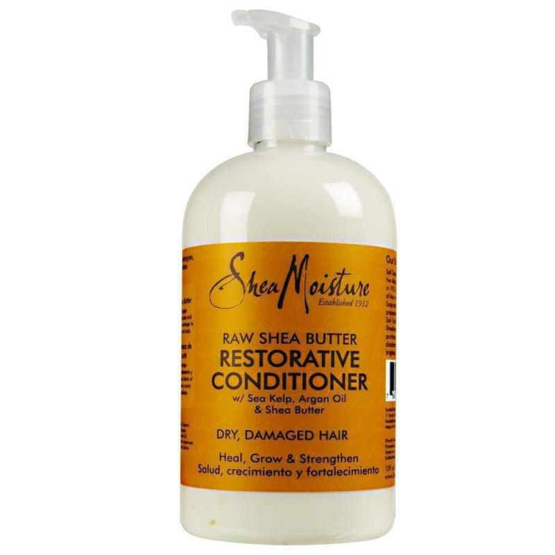 SheaMoisture Restorative Conditioner for Dry, Damaged Hair Raw Shea Butter Silicone Free Conditioner for Curly Hair 13 oz