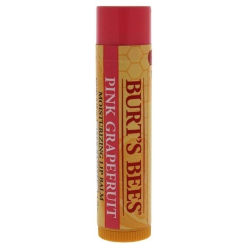 Pink Grapefruit Moisturizing Lip Balm by Burts Bees for Unisex - 0.15 oz Lip Balm