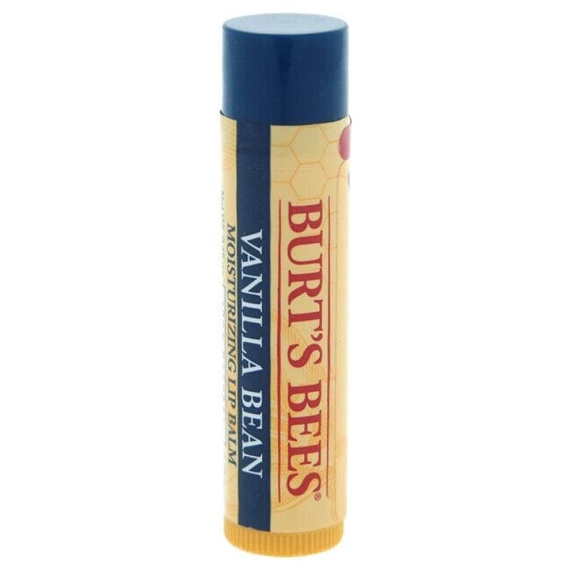 Vanilla Bean Moisturizing Lip Balm by Burts Bees for Unisex - 0.15 oz Lip Balm
