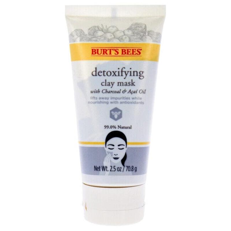 Detoxifying Clay Mask by Burts Bees for Unisex - 2.5 oz Mask