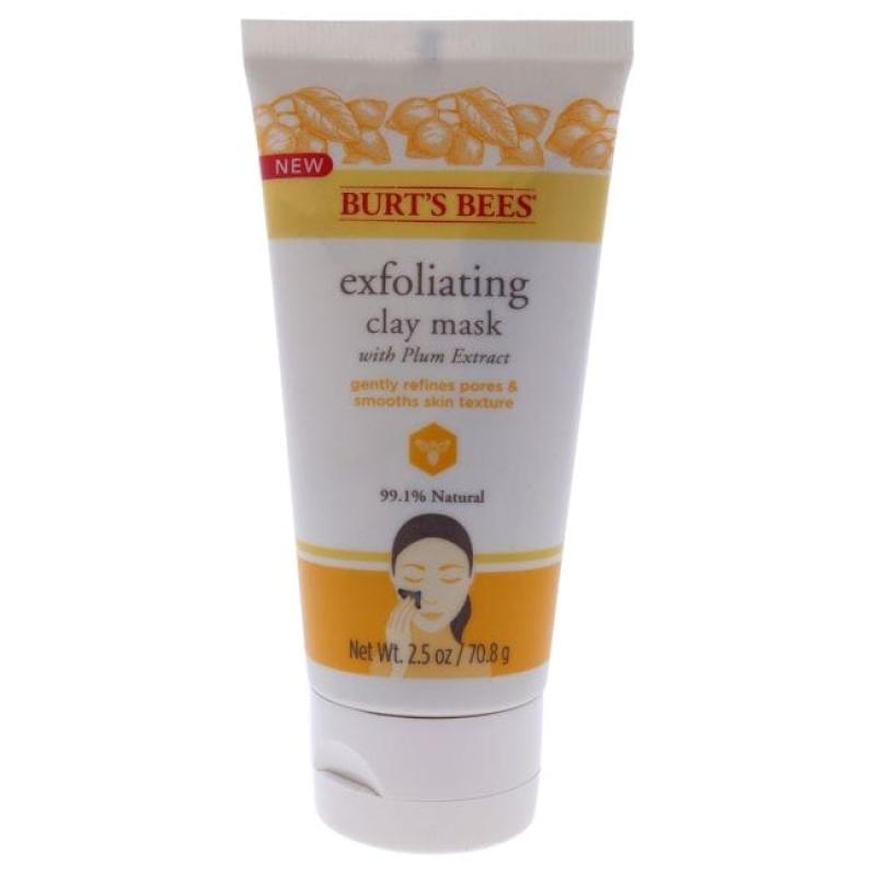 Exfoliating Clay Mask by Burts Bees for Unisex - 2.5 oz Mask