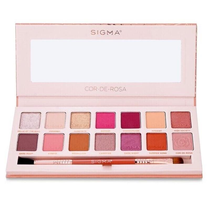 Cor-De-Rosa Eyeshadow Palette by SIGMA Beauty for Women - 1 Pc Eye Shadow