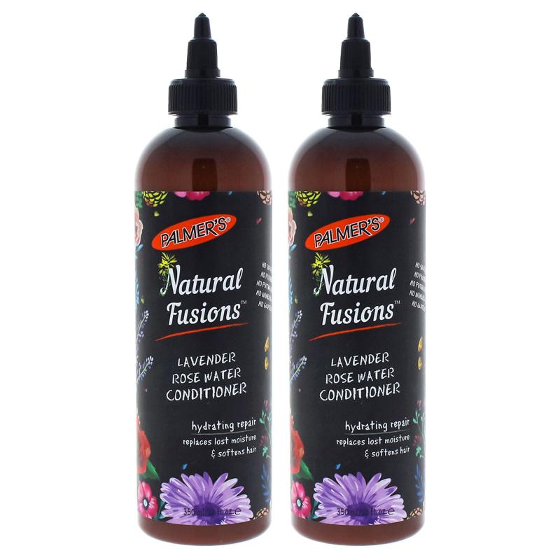 Natural Fusions Lavender Rose Water Conditioner - Pack of 2 by Palmers for Unisex - 12 oz Conditioner