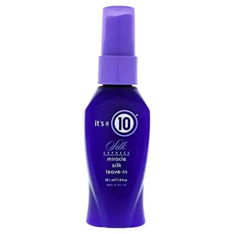 Its A 10 Miracle Silk Express Leave-In for Unisex - 2 oz Hairspray