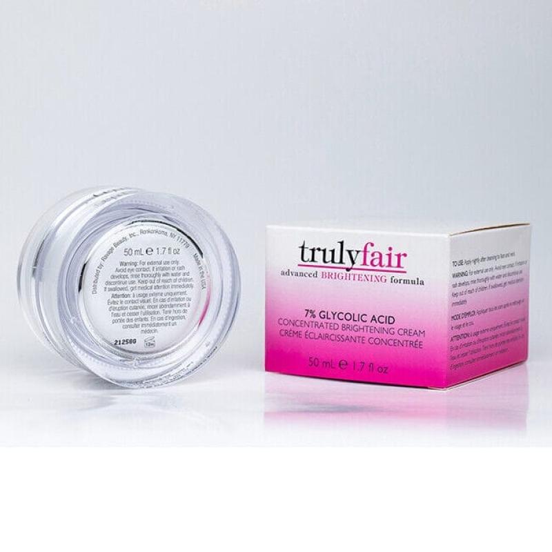 7 Percent Glycolic Acid Concentrated Brightening Cream by Truly Fair for Unisex - 1.7 oz Cream