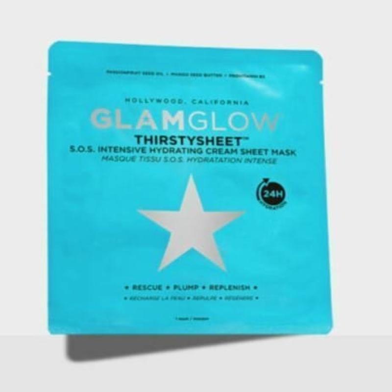 Thirstysheet Intensive Hydrating Cream Sheet Mask by Glamglow for Unisex - 1 Pc Mask