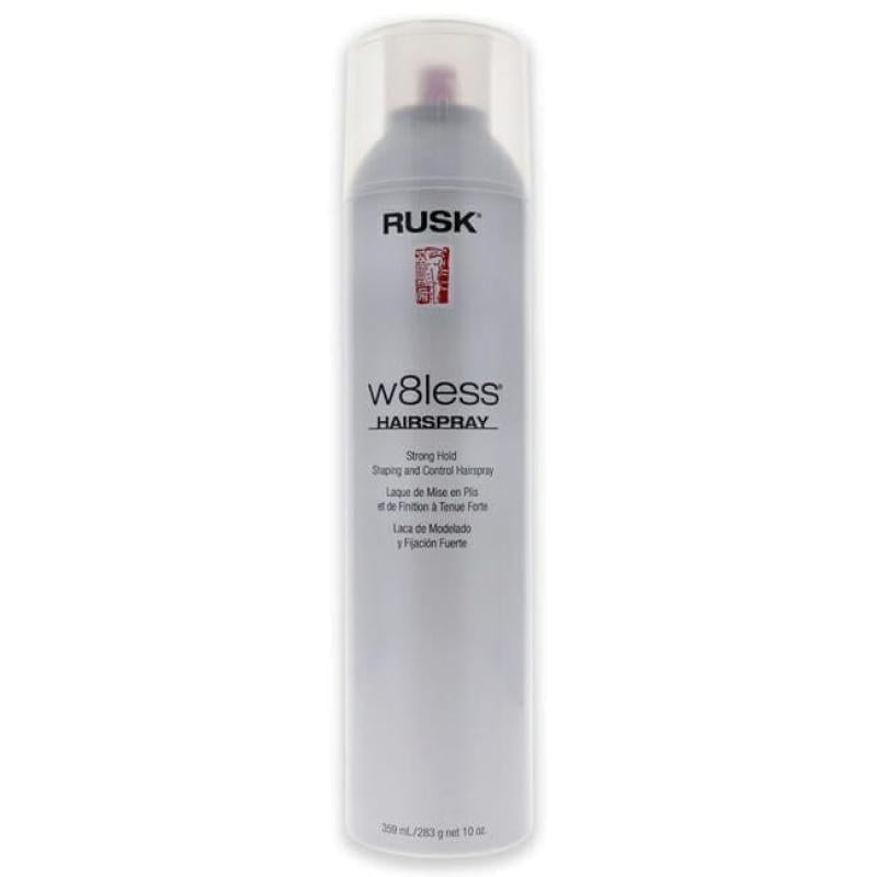 W8less Strong Hold Shaping and Control Hairspray by Rusk for Unisex - 10 oz Hair Spray