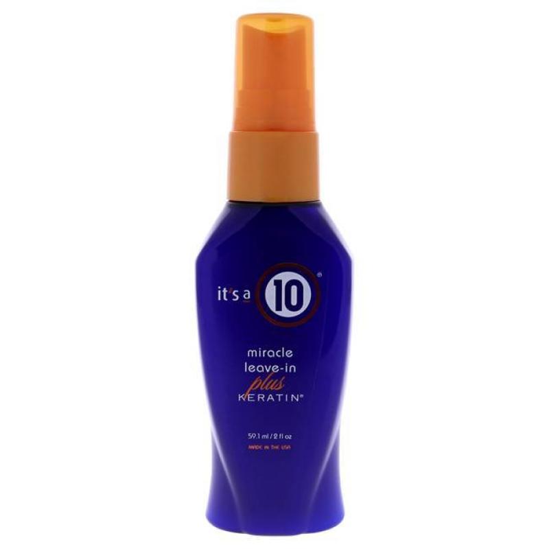 Miracle Leave In Plus Keratin by Its A 10 for Unisex - 2 oz Spray