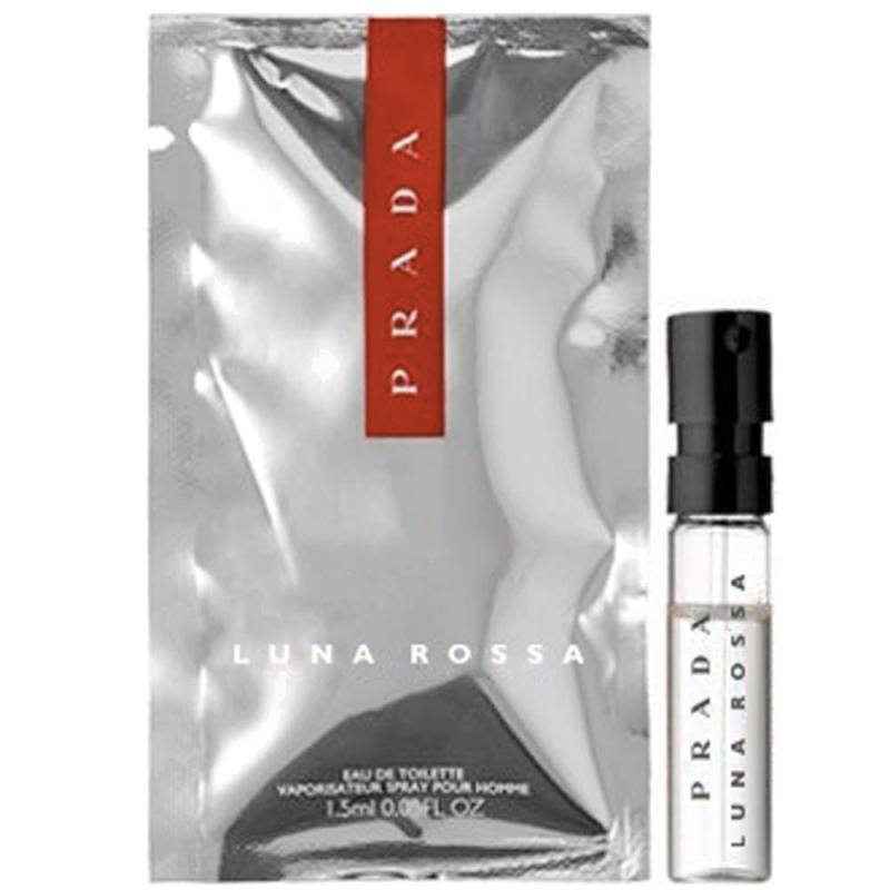 Prada Luna Rossa Carbon 0.05 Eau De Toilette Spray Vial For Men