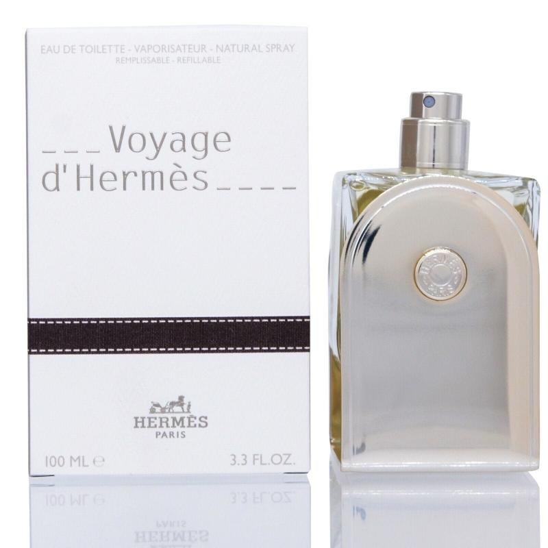 HERMES VOYAGE D' HERMES 3.3 EAU DE TOILETTE SPRAY REFILLABLE