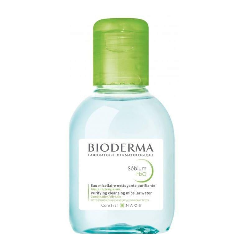 Sebium H2O Purifying Cleansing Micelle Solution by Bioderma for Unisex - 3.33 oz Cleanser