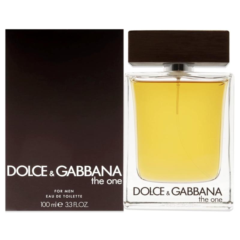 DOLCE &amp; GABBANA THE ONE 3.4 EAU DE TOILETTE SPRAY FOR MEN