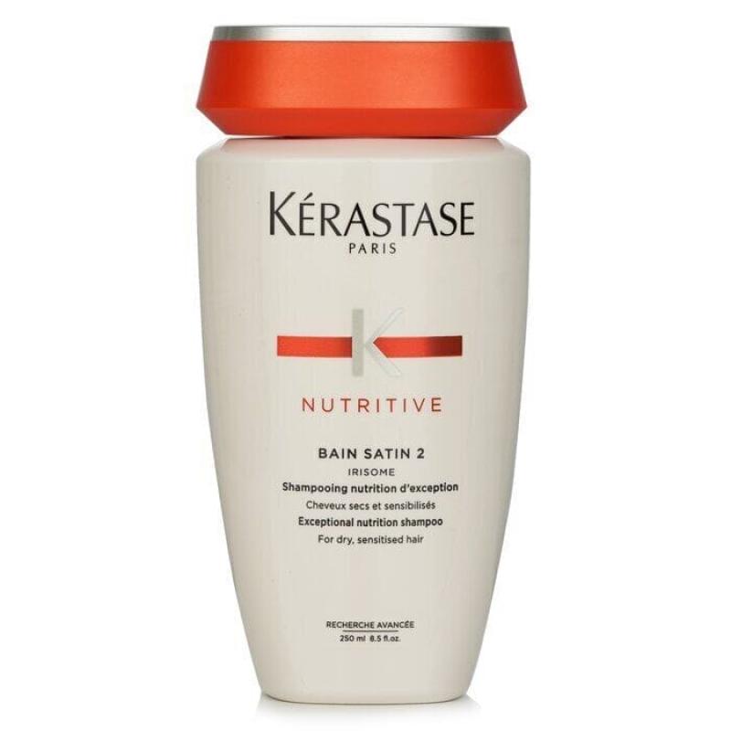 Nutritive Bain Satin 2 Shampoo by Kerastase for Unisex - 8.5 oz Shampoo