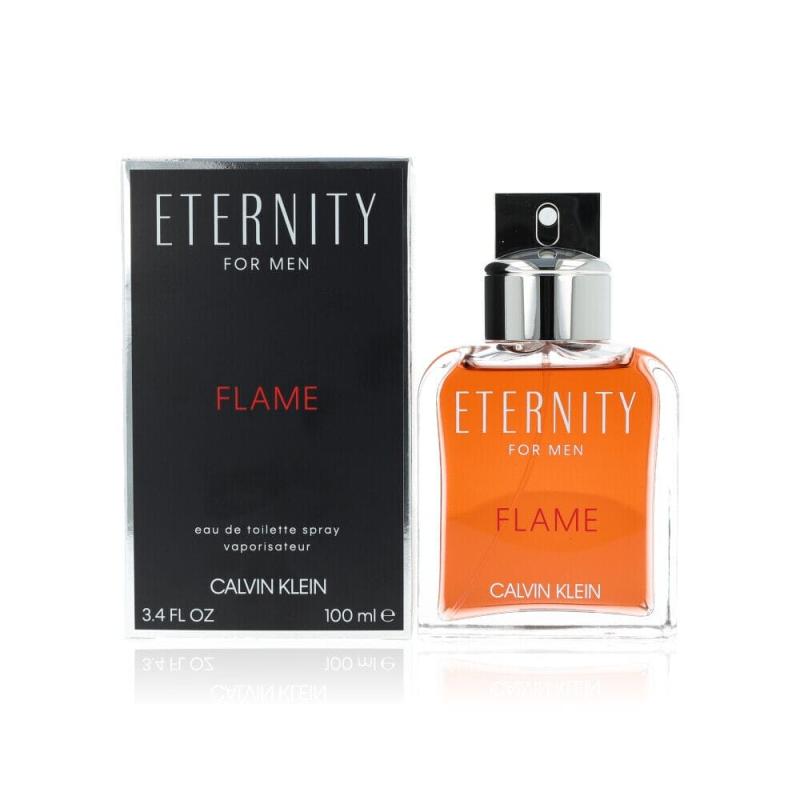 Eternity Flame 3.4 Eau De Toilette Spray For Men