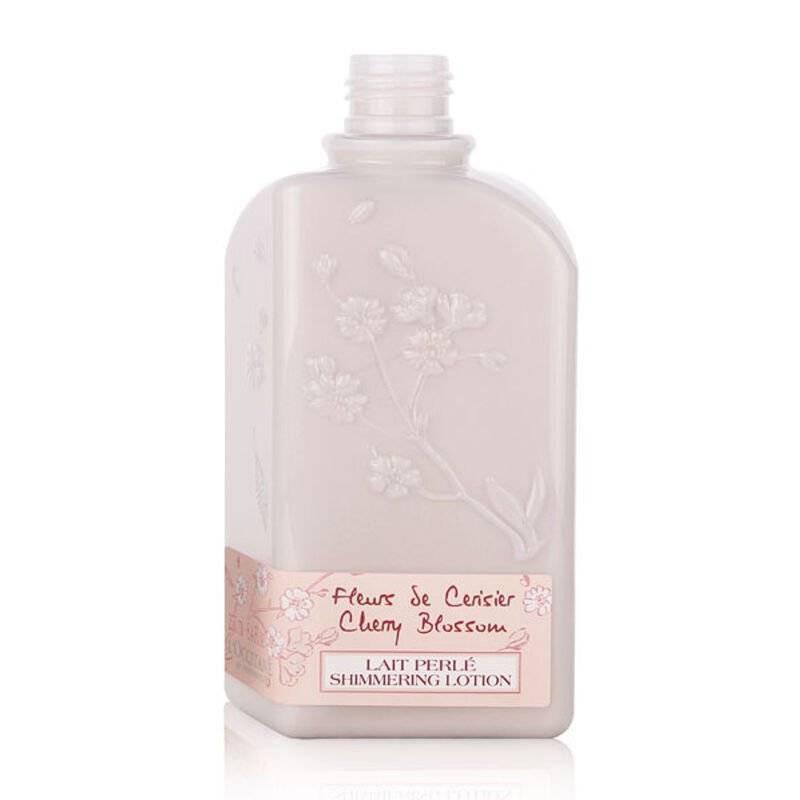 Cherry Blossom Shimmering Lotion by LOccitane for Women - 8.4 oz Body Lotion