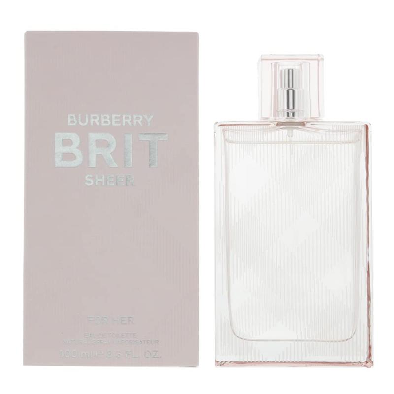 BURBERRY Brit Sheer Eau De Toilette For Her, 3.3 Fl Oz