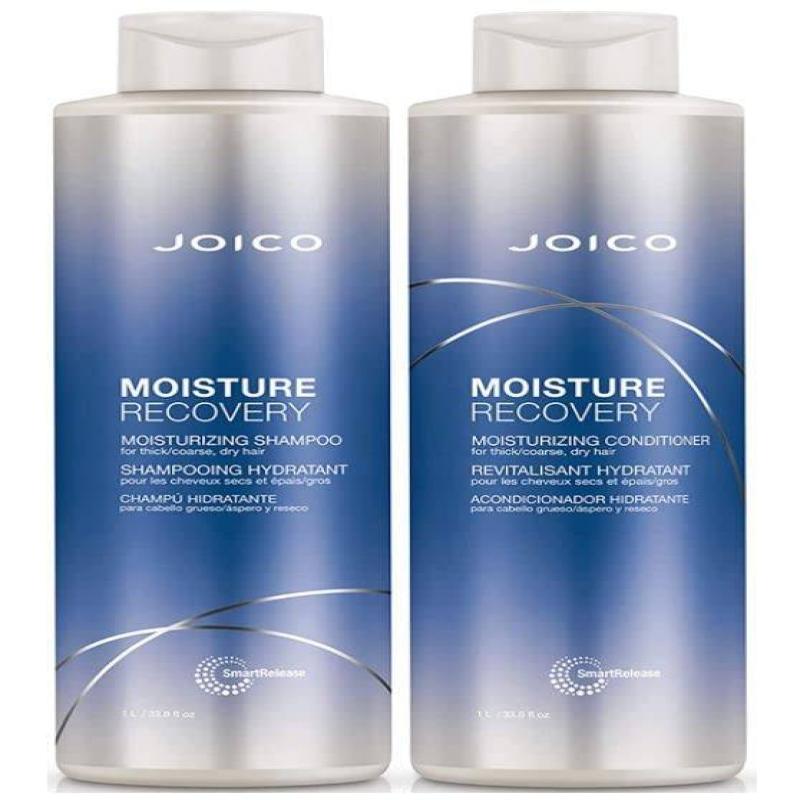 Moisture Recovery Kit by Joico for Unisex - 2 Pc 33.8 oz Shampoo, 33.8 oz Conditioner