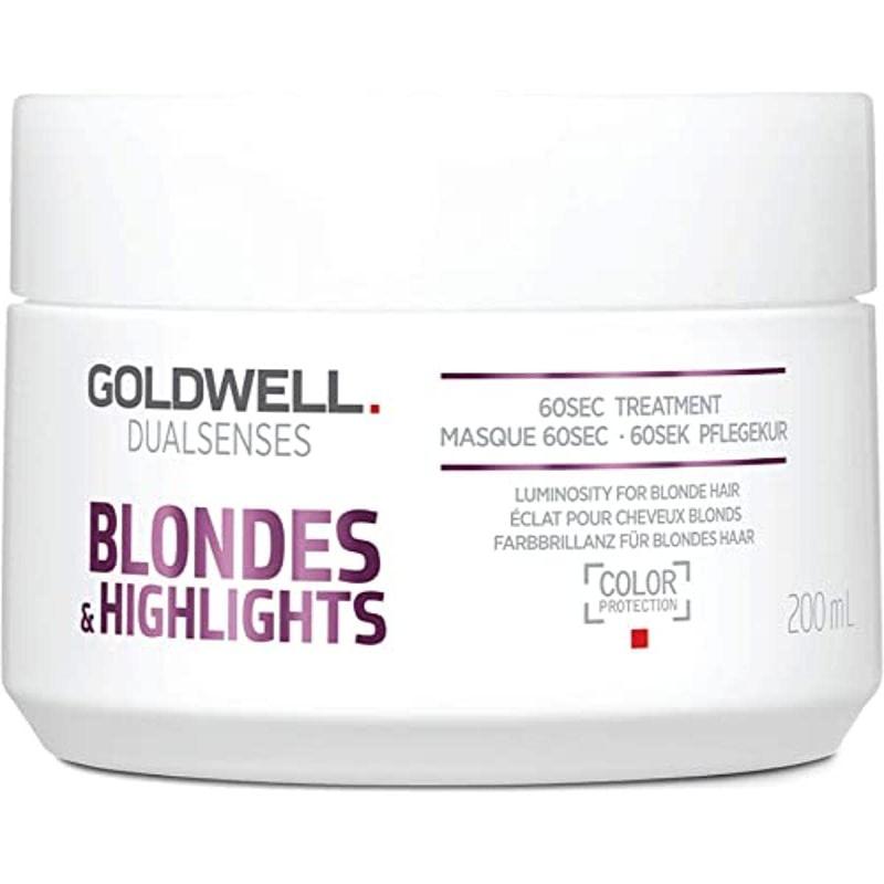 Dualsenses Blondes Highlights 60 Sec Treatment by Goldwell for Unisex - 6.7 oz Treatment