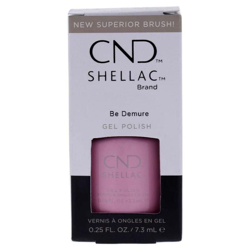 Shellac Nail Color - Be Demure by CND for Women - 0.25 oz Nail Polish